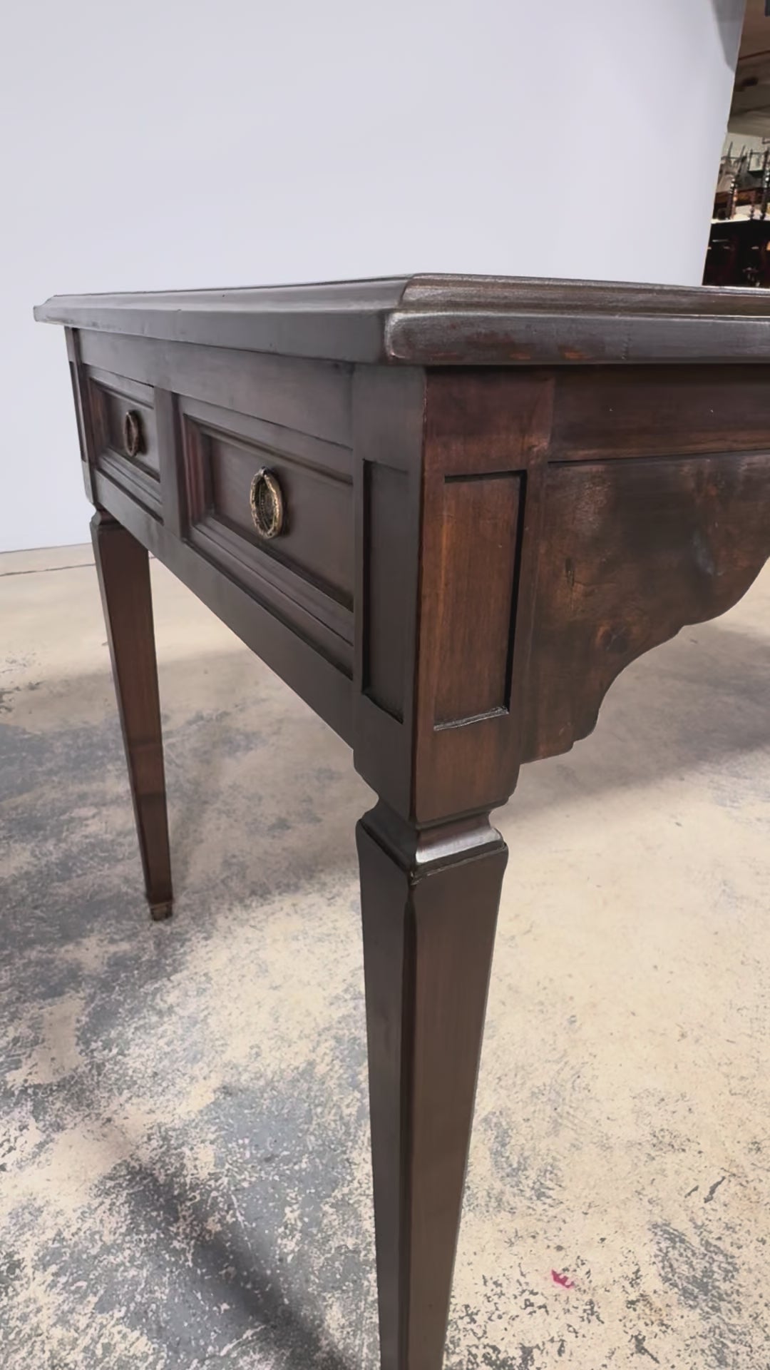 French Neoclassical Louis XVI Style Maple Writing Desk