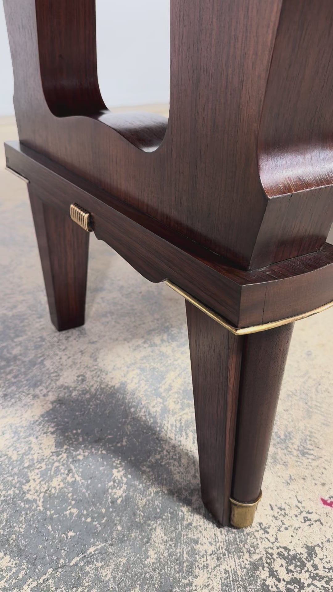 1930s French Parisian Art Deco Rosewood Dining Table