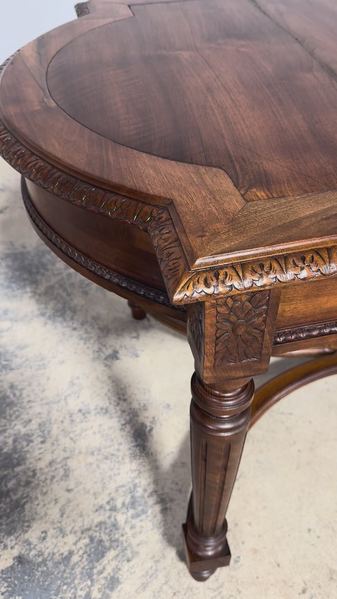 Antique French Louis XVI Style Walnut Writing Desk