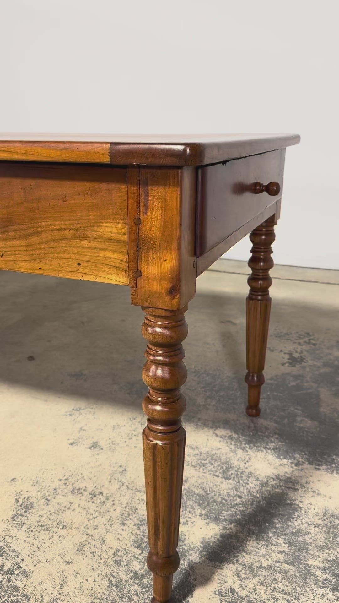 Mid-19th Century French Provincial Cherrywood Farmhouse Table