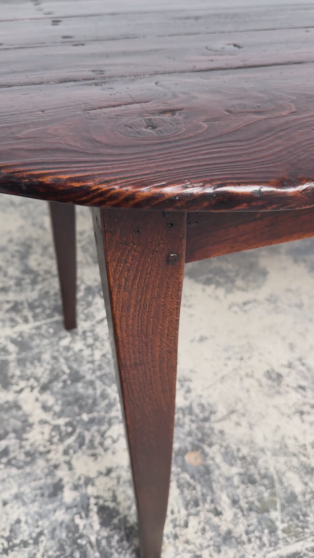 Late 18th Century French Provincial Oak Communal Dining Table