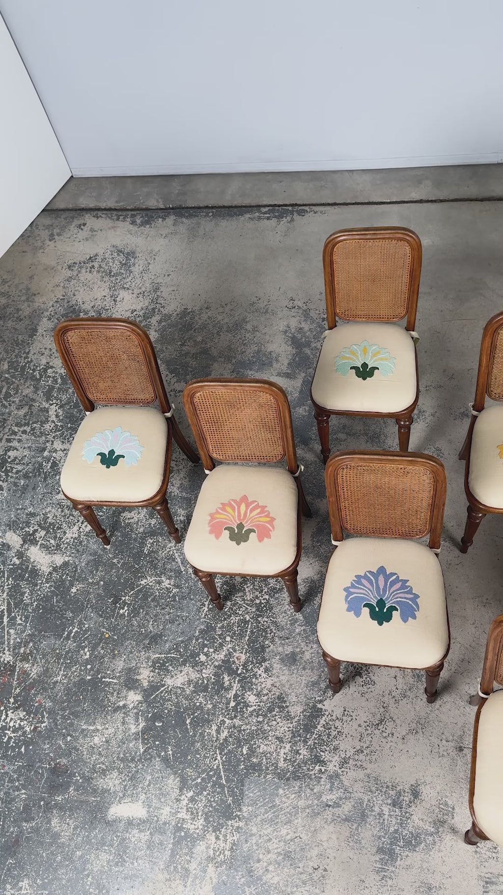 Set of 10 Late 19th Century Austrian Thonet Bentwood Cane Dining Chairs