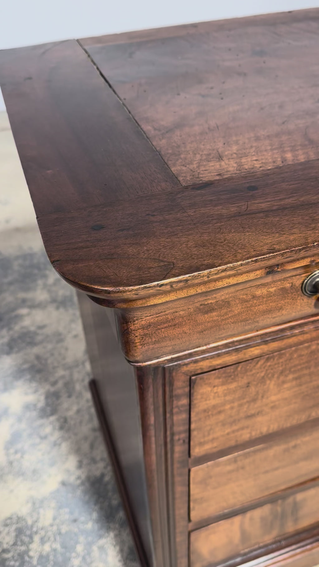 19th Century French Louis Philippe Walnut Chest of Drawers
