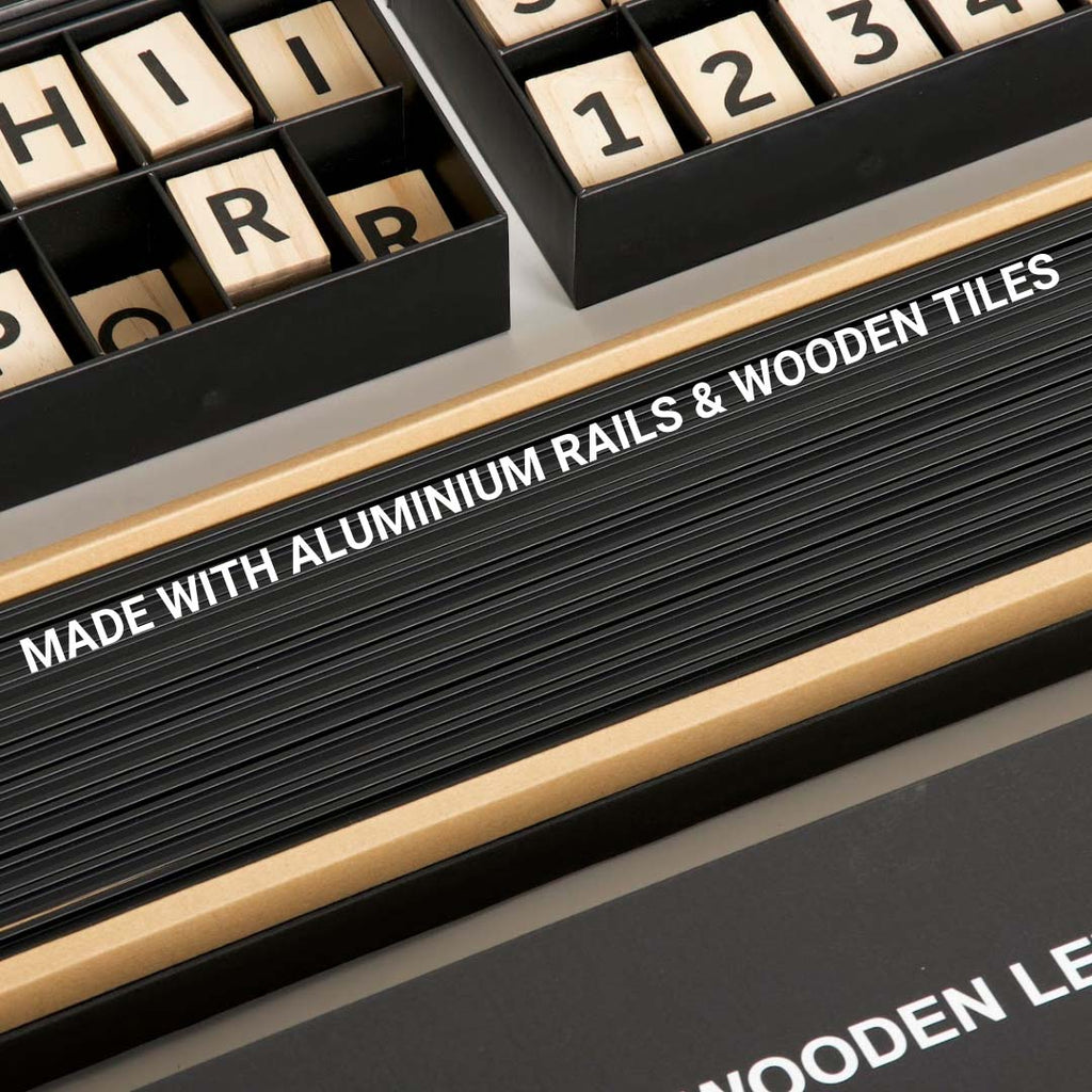 Wooden Letter Display - Wooden Bakery Menu - StandOut Wooden Letter Board