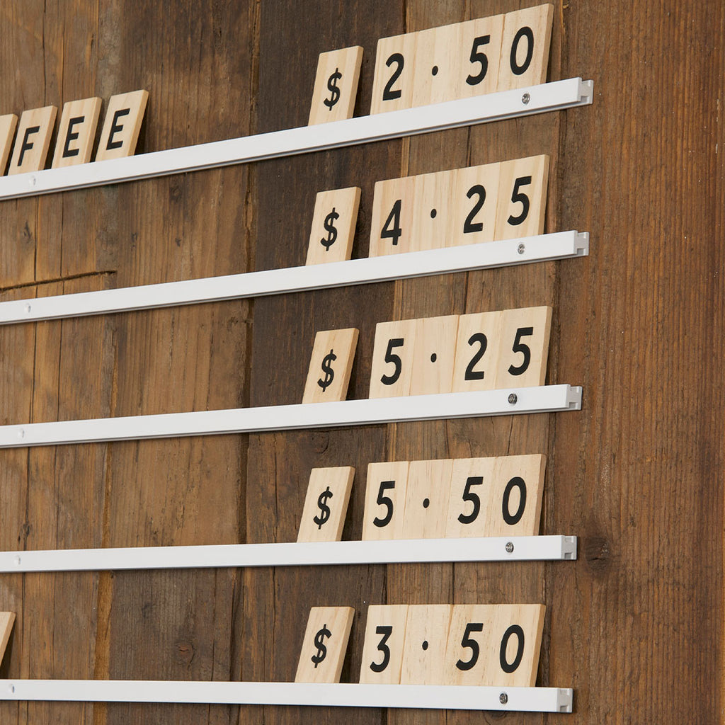 Wooden Letter Display - Wooden Bakery Menu - StandOut Wooden Letter Board