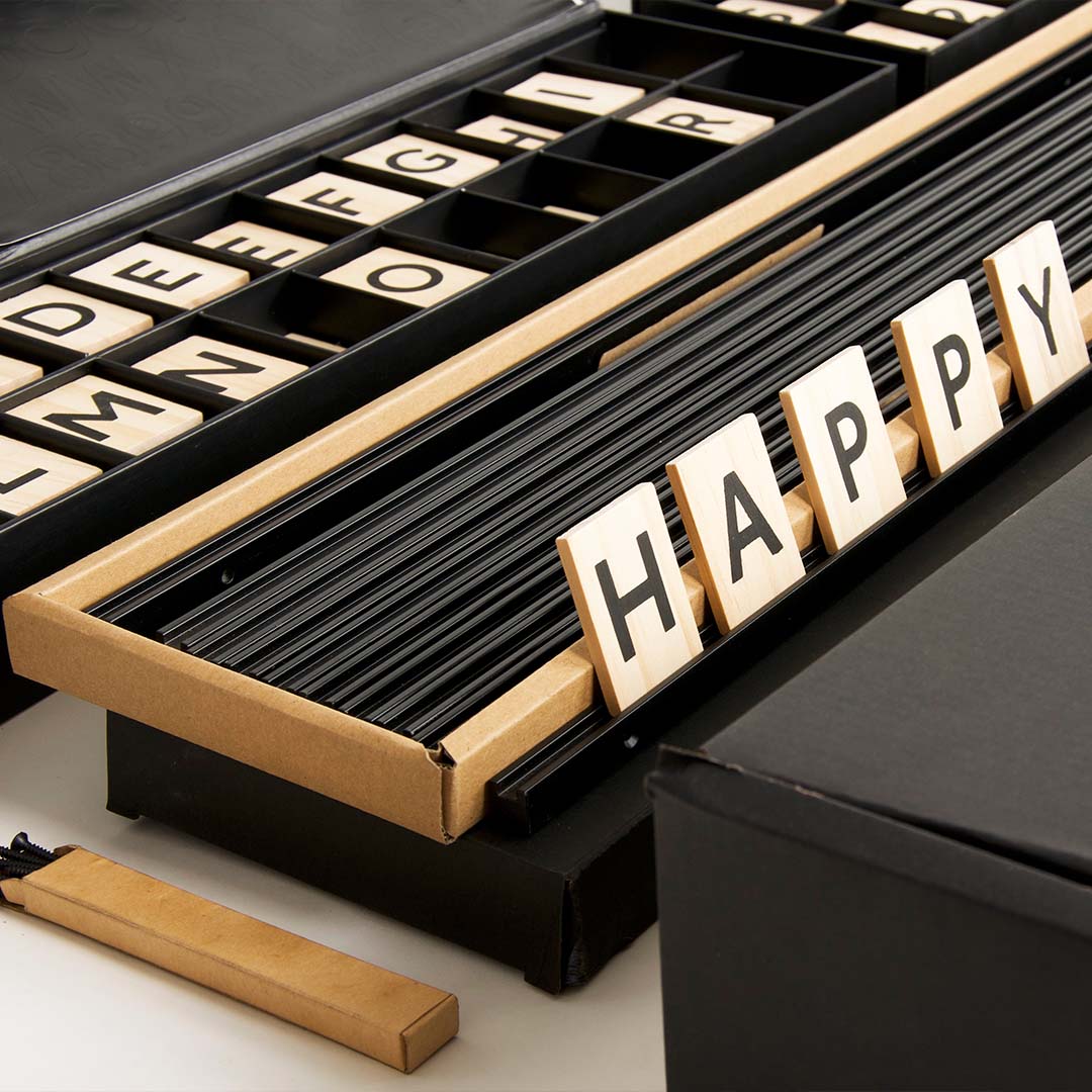Wooden Letter Display - Wooden Bakery Menu - StandOut Wooden Letter Board